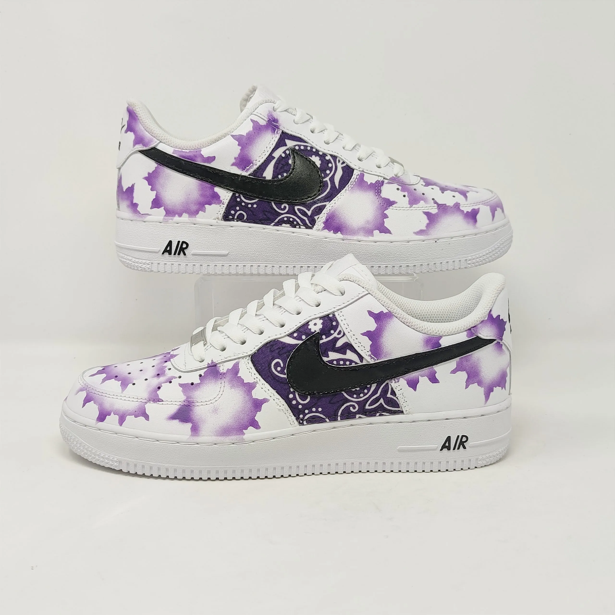 AIR FORCE 1 MOD. VIOLET STAIN BANDANA