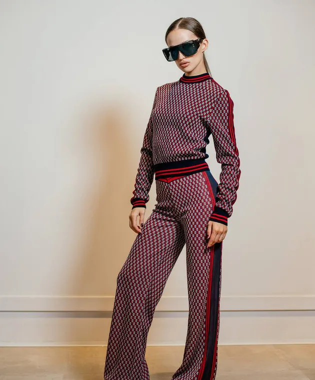 Balmain Maglione realizzato in lana con motivo monogramma BF1KA003KE94