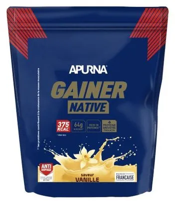 Bevanda proteica Apurna Gainer Native Vanilla 1100g