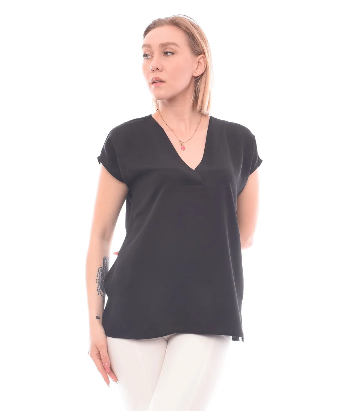 Blusa in satin Donna Marella