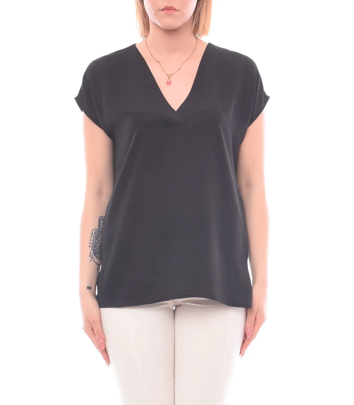 Blusa in satin Donna Marella