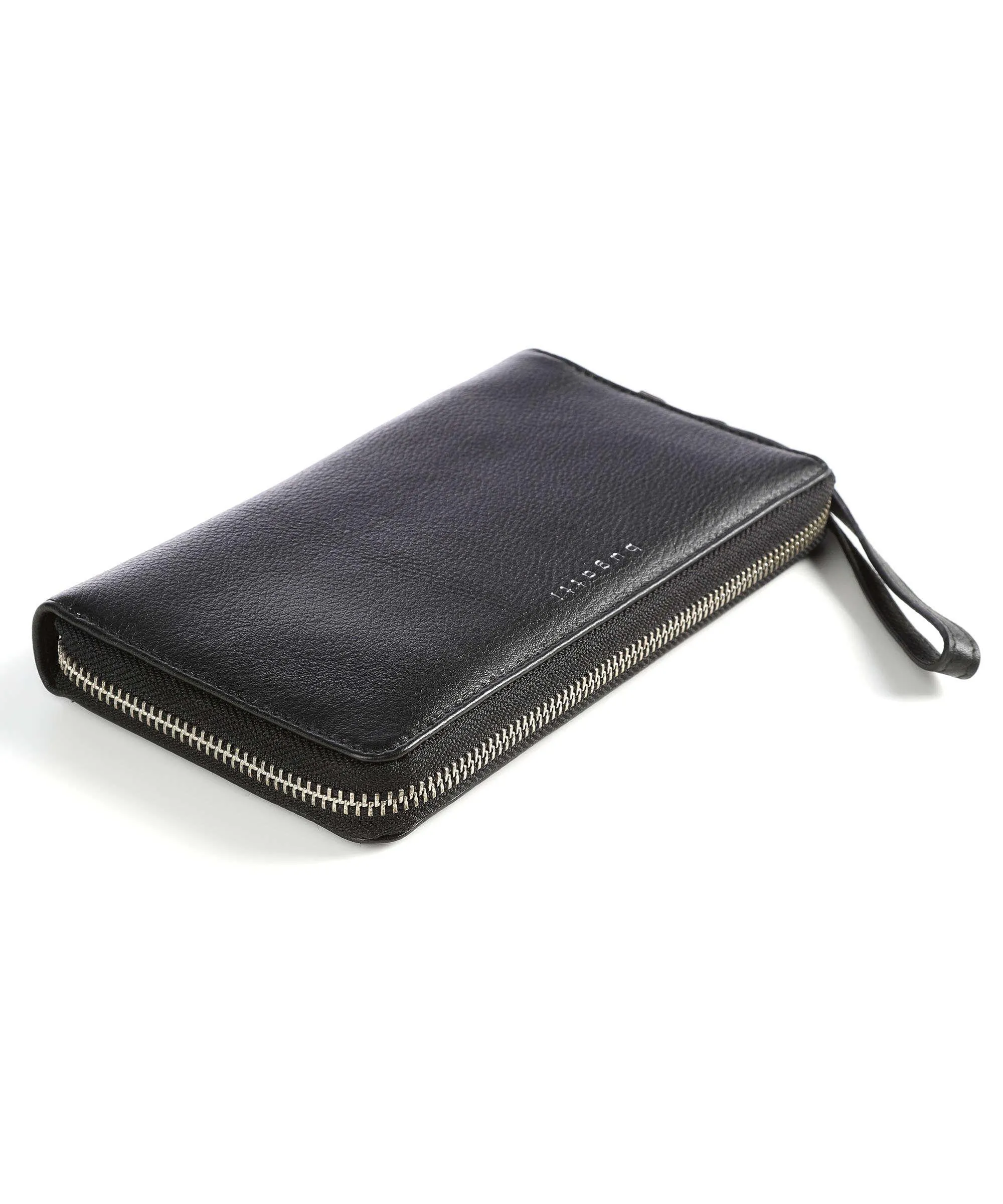  Bugatti Lady Top Portafoglio pelle di vacchetta grana nero  