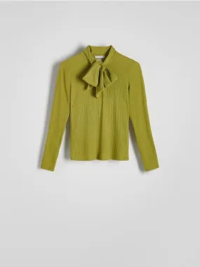 Camicia con allacciatura decorativa