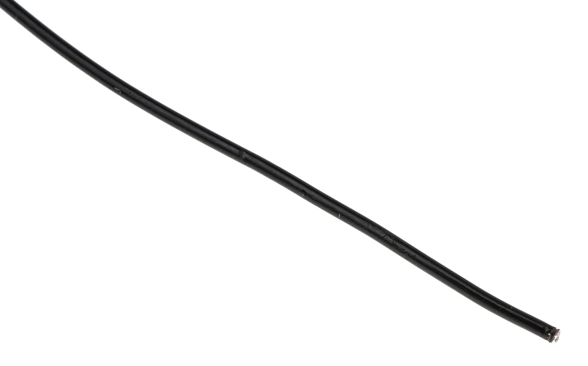 Cavo di collegamento apparecchiature Alpha Wire, 0,14 mm², 26 AWG, 600 V, 30m, Nero, UL1213