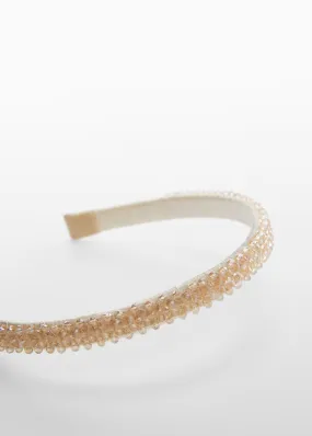 Cerchietto per capelli cristalli sfaccettati