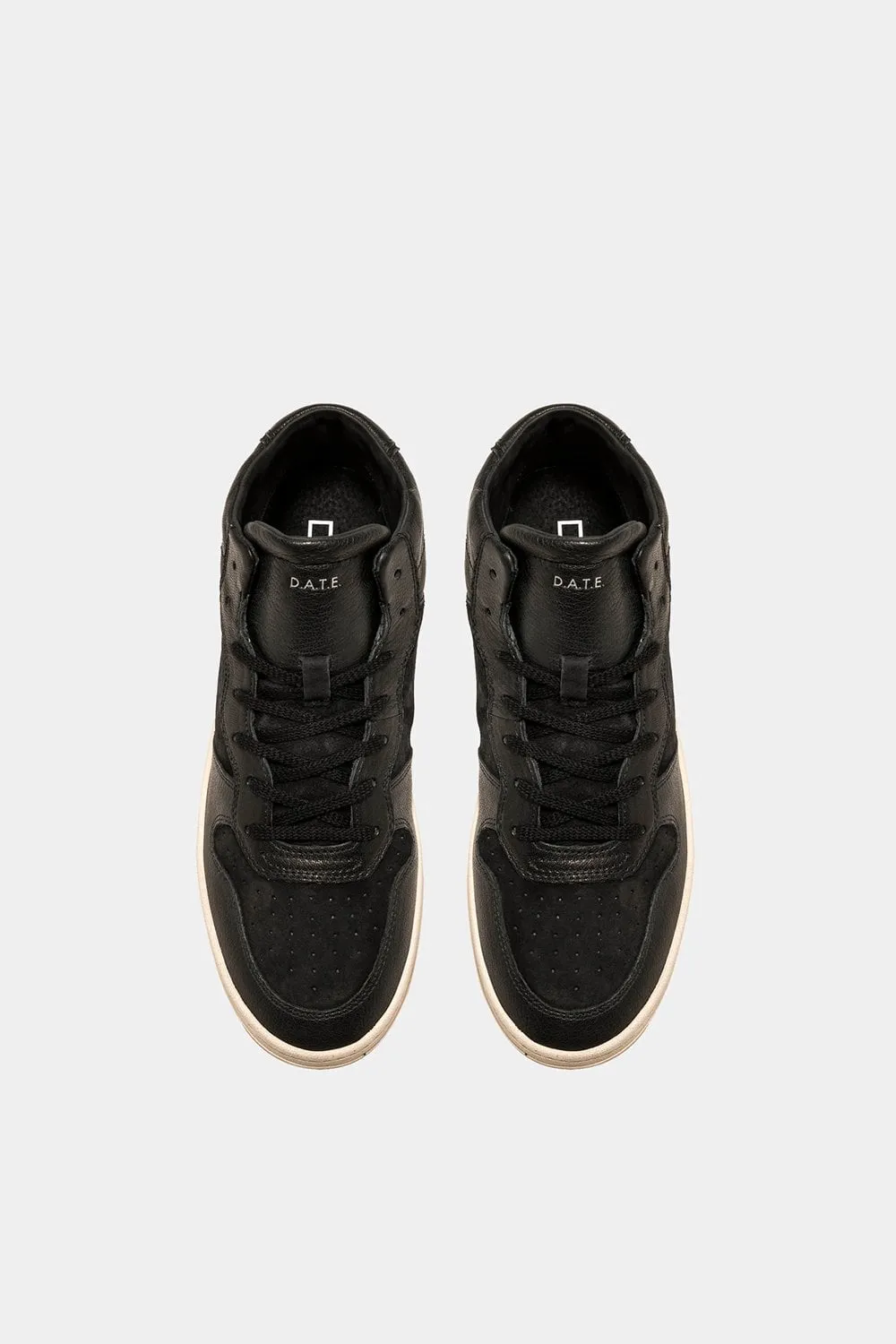 Court Mid Sneaker Calf Black