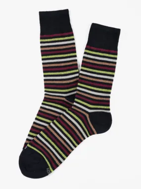 Enrico Coveri Kurze gestreifte Herrensocken