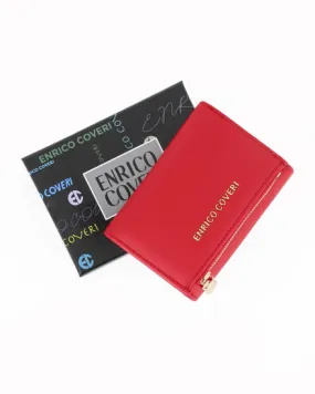 ENRICO COVERI - Portafoglio rosso da donna con logo dorato                                            Previous productENRICO COV