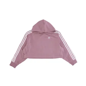 Felpa Cappuccio Corta Donna Short Hoodie Wonder Oxide