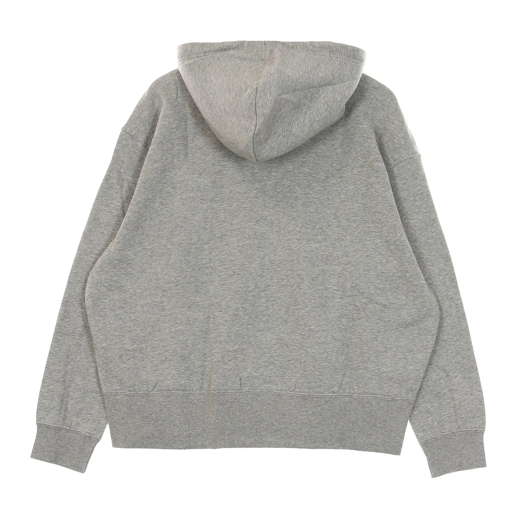 Felpa Cappuccio Donna Sportswear Trend Hoodie Dk Grey Heather/white
