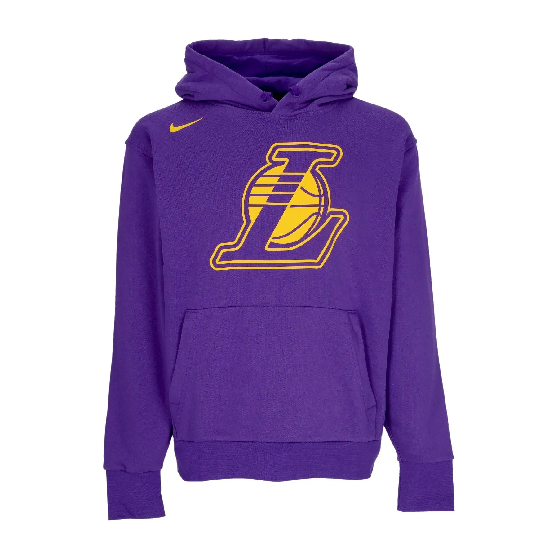 Felpa Cappuccio Uomo Nba Essential Fleece Hoodie Loslak Field Purple