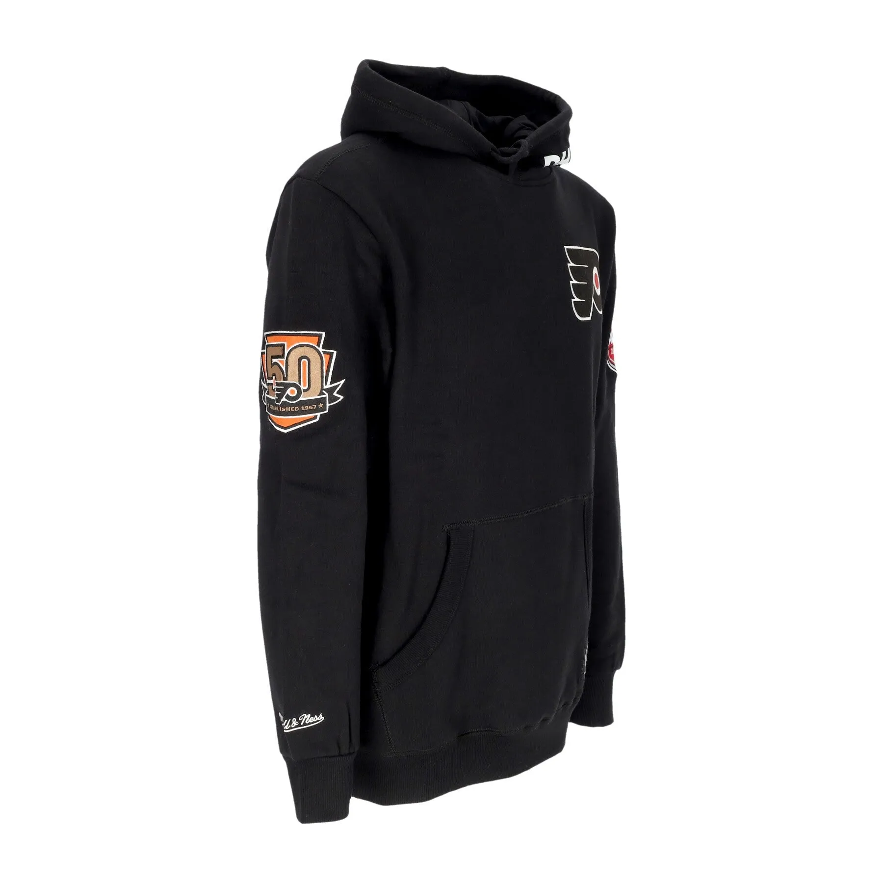 Felpa Cappuccio Uomo Nhl Hometown Fleece Hoodie Phifly Black