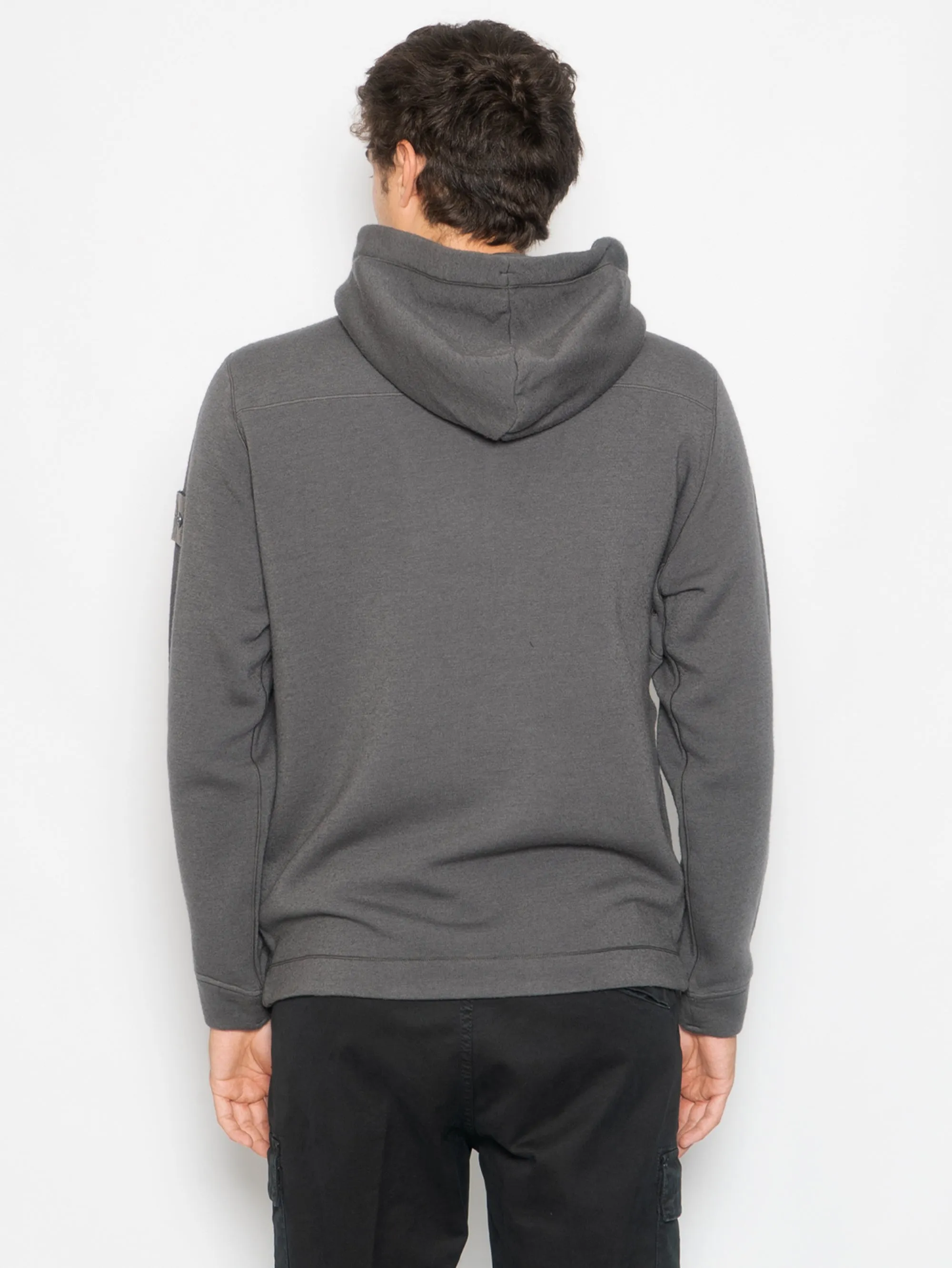 Felpa con Cappuccio Ghost Piece Grigio