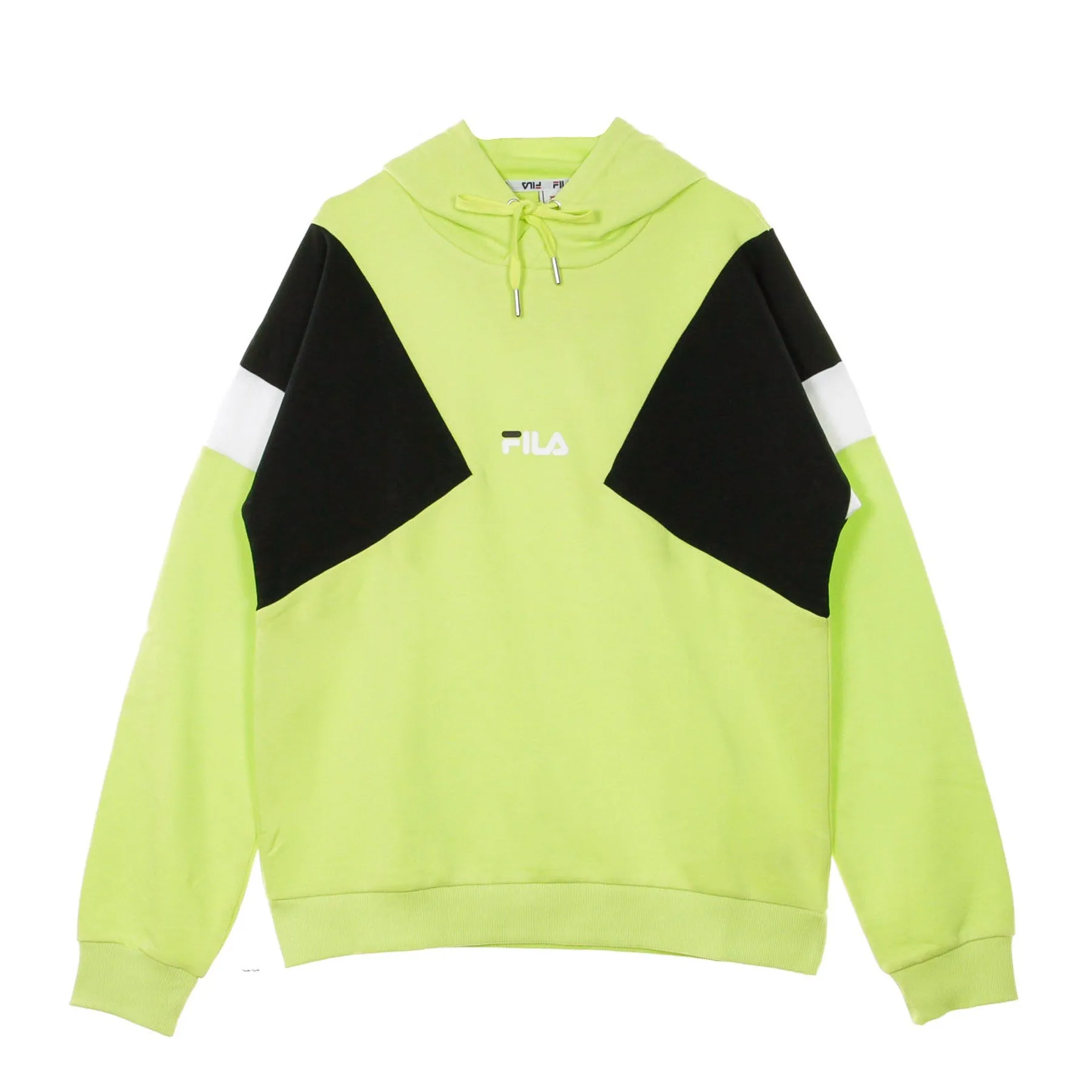 Felpa Leggera Cappuccio Uomo Bade Sharp Green/black/bright White
