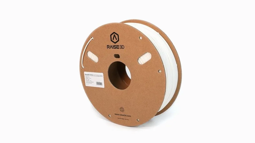 Filamento per stampante 3D Raise3D, PLA, Bianco, diam. 1.75mm