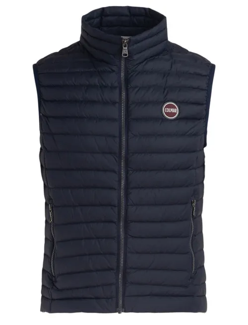 Gilet Colmar Originals in tessuto ultraleggero blu