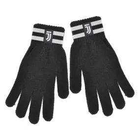 Imma Guanti Calcio Juve Lana Nero Bianco Uomo
