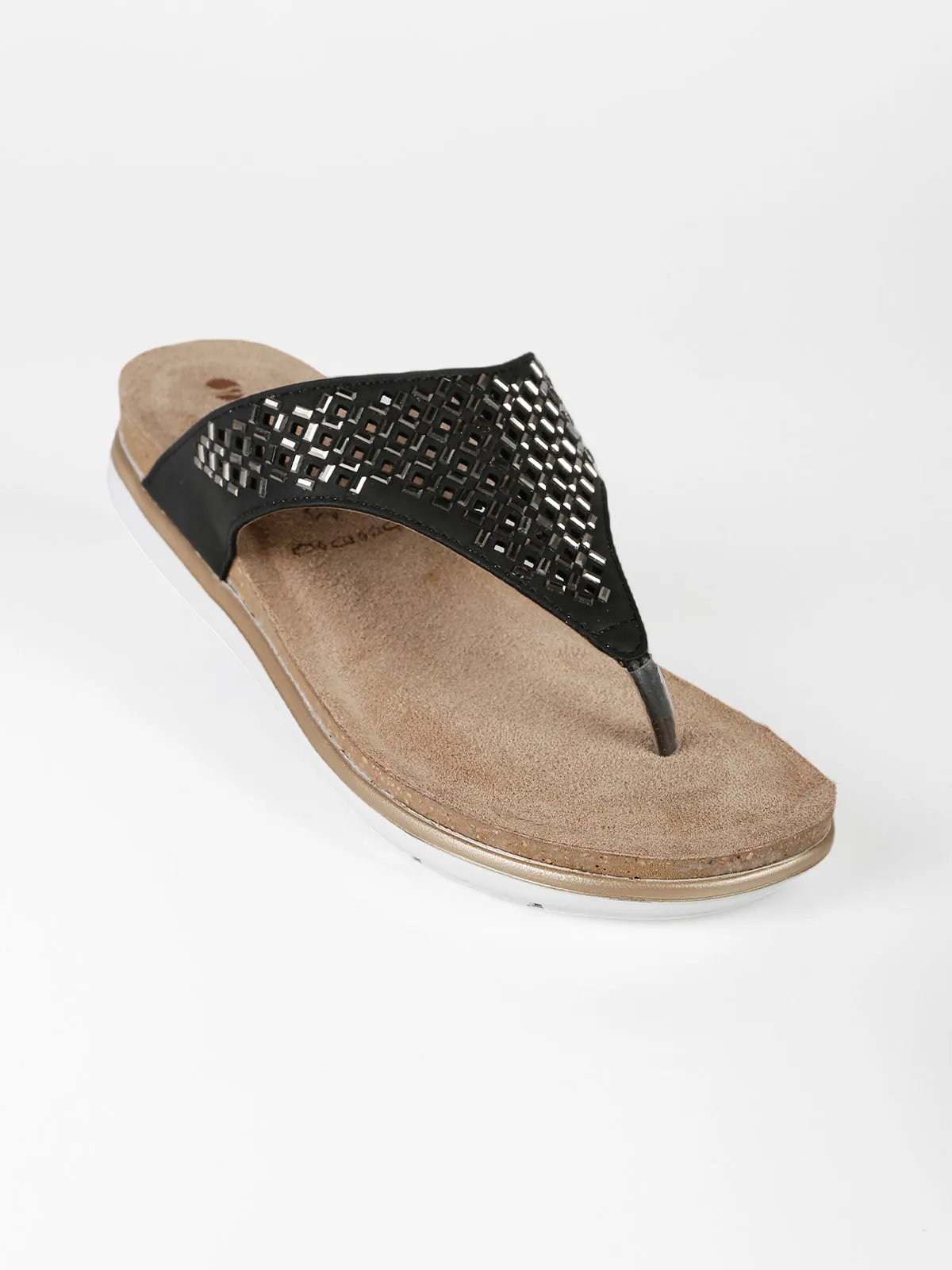 Inblu Tongs femme en cuir