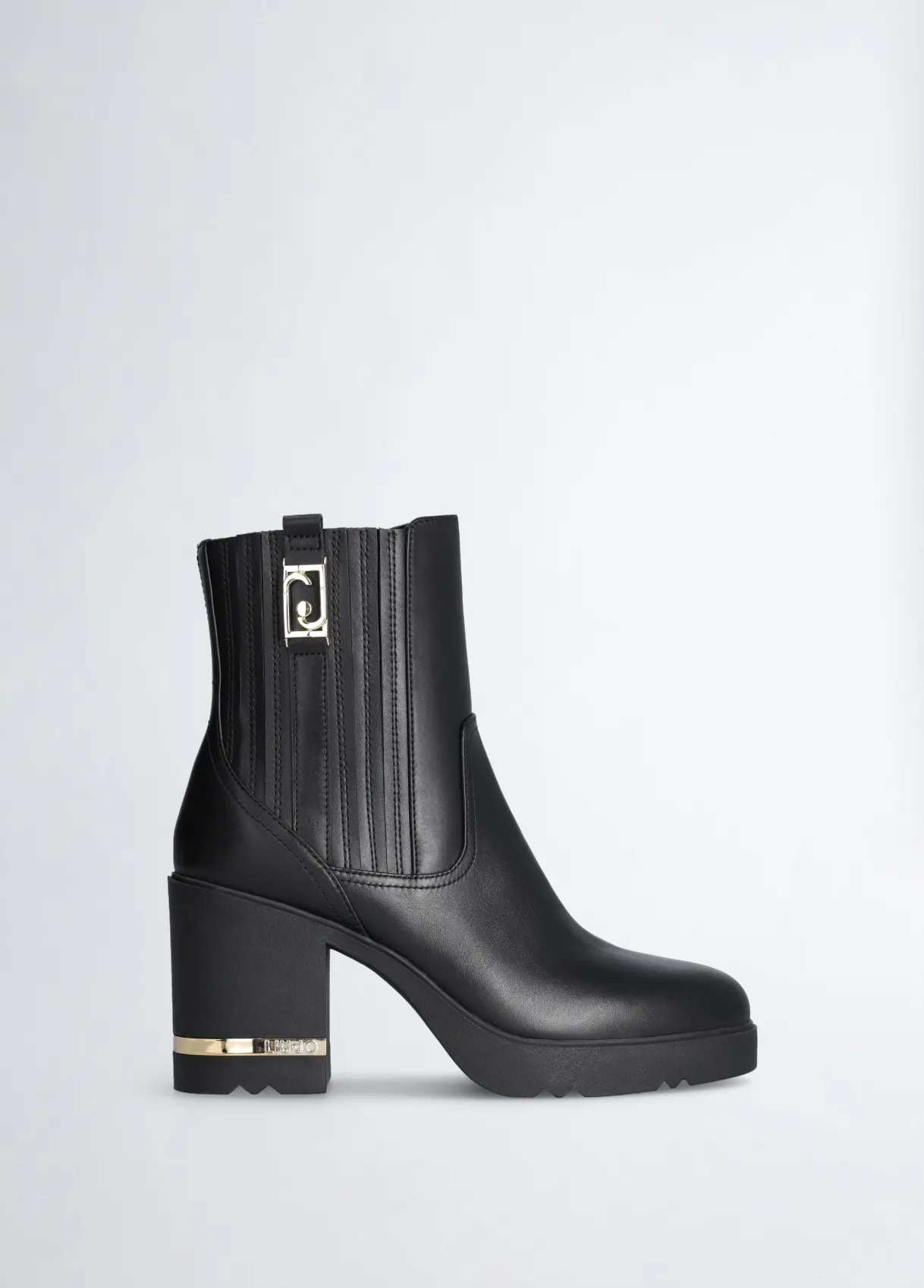 Liu jo Stivaletti in pelle con tacco largo SF3067PX24122222