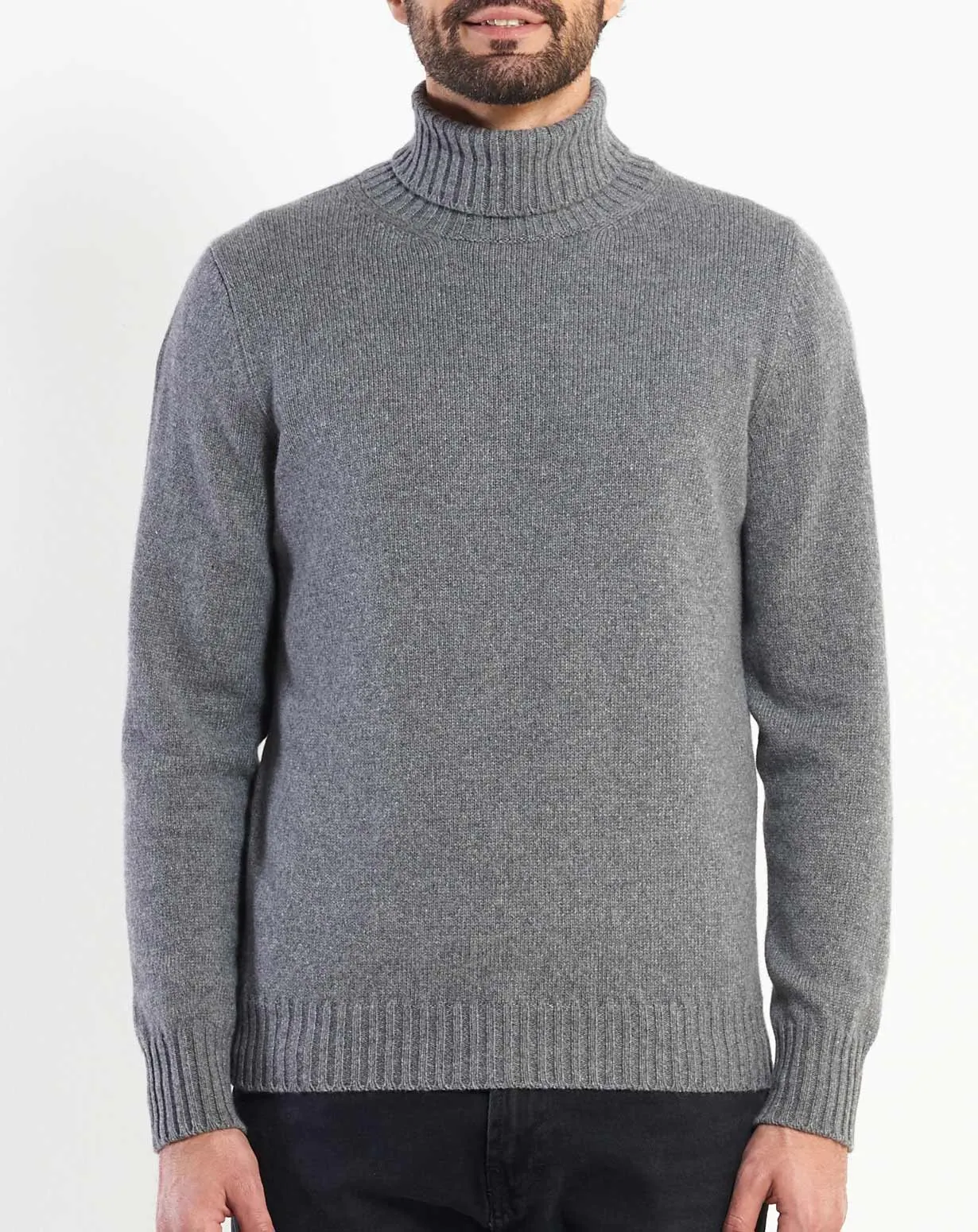 Maglione Collo Alto Cashmere Uomo