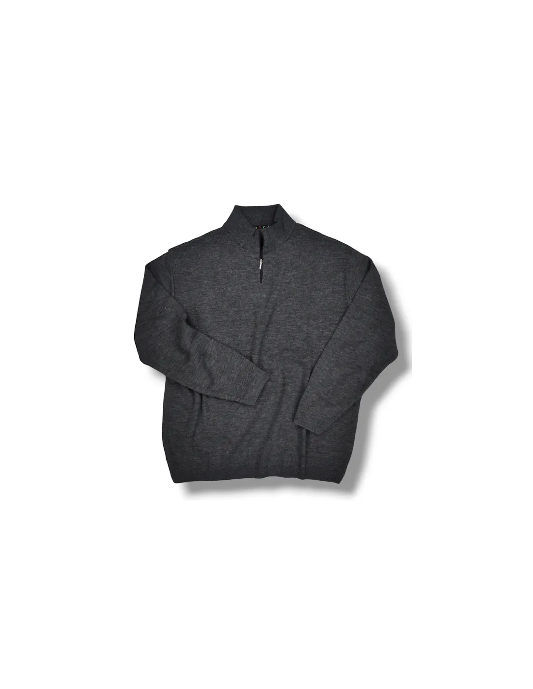 Maglione uomo mezza zip Maxfort GRIGIO ANTRACITE