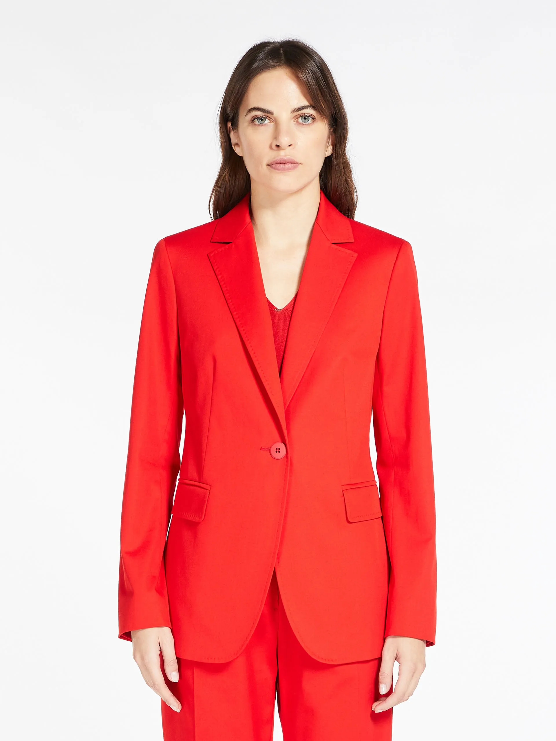 Max Mara Slim Fit Blazer / Red