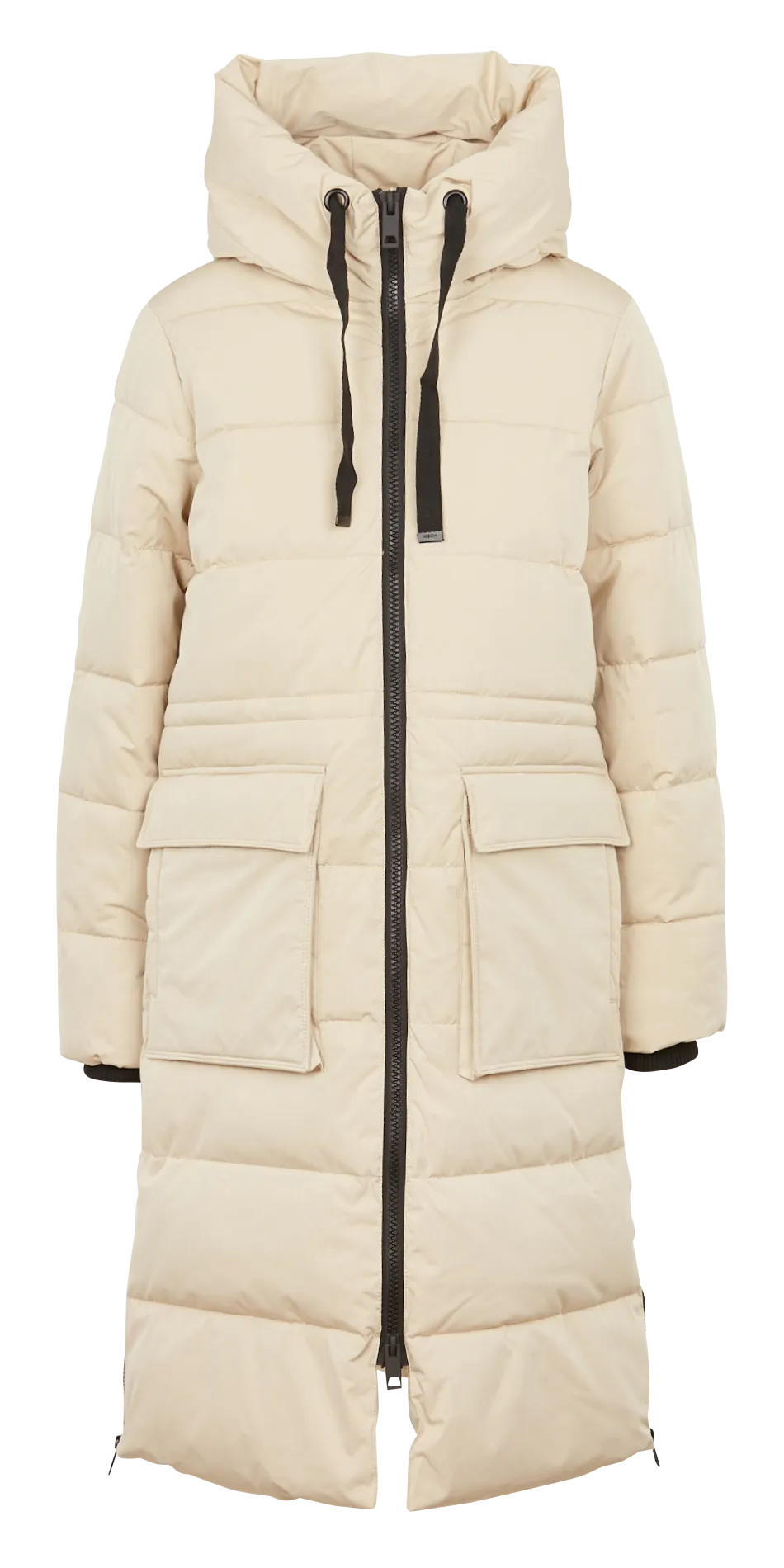  MOSS COPENHAGEN   Piumino dritto con cappuccio | Beige