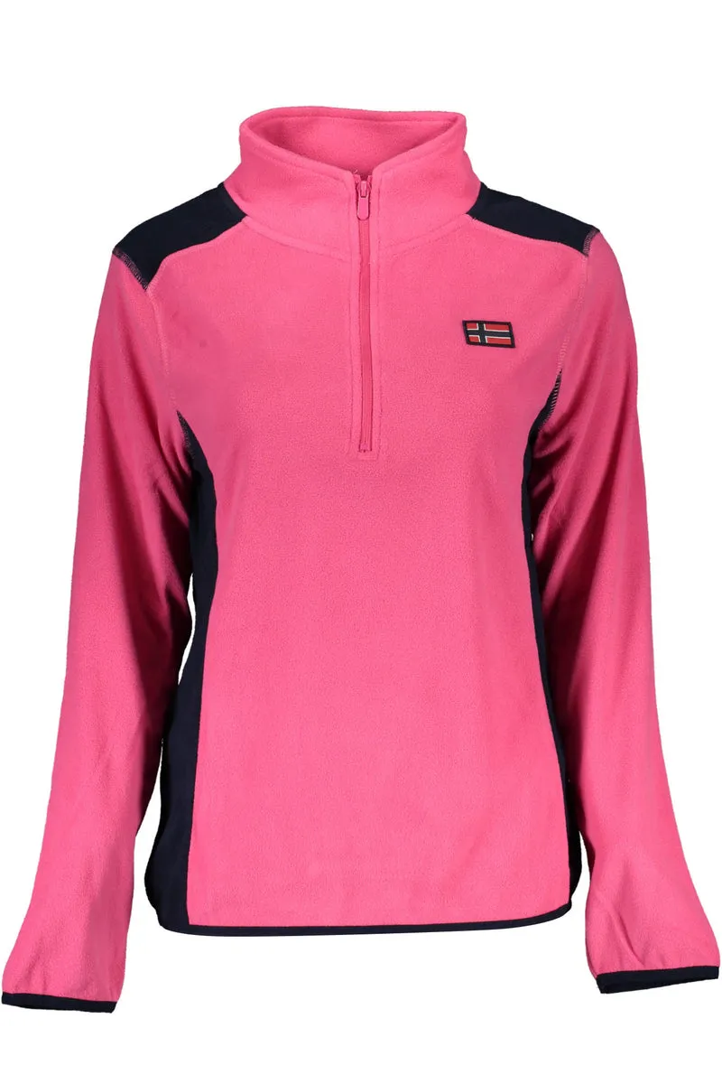 NORWAY 1963 FELPA SENZA ZIP DONNA ROSA