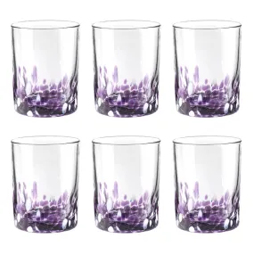 Onlylux Venise bicchiere acqua h.10 cm lilla (6 pz)