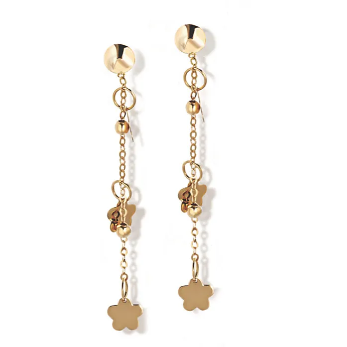 orecchini Pendente oro Bianco GioiaPura Oro 750
