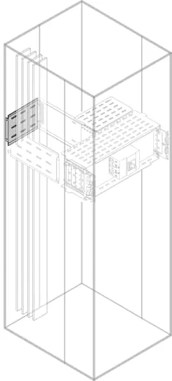 Piastra ABB PRVS per Schede modulari - System Pro E Power, 365.7 x 695 x 22mm