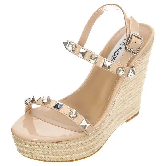 Steve Madden Prime Time Nude Pat - Sandali Donna Rosa    