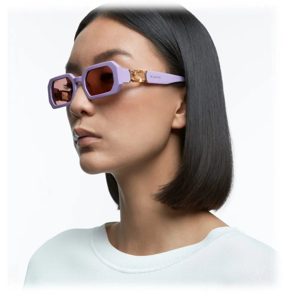 Swarovski - Occhiali da Sole Swarovski - MIL002 - Viola - Occhiali da Sole - Swarovski Eyewear