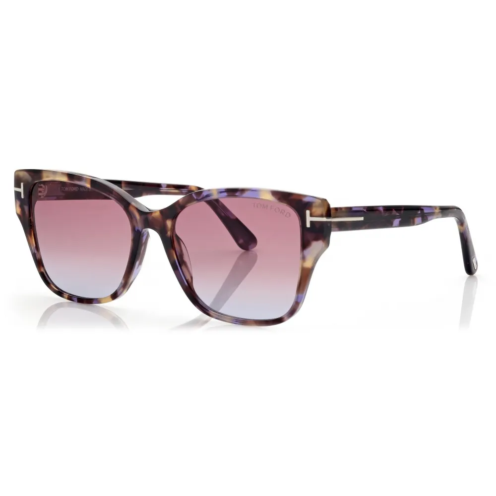 Tom Ford - Occhiali da Sole Elsa - Occhiali da Sole Cat Eye - Havana Sfumato - Occhiali da Sole - Tom Ford Eyewear